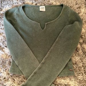 Victoria Secret PINK long sleeve cropped tee